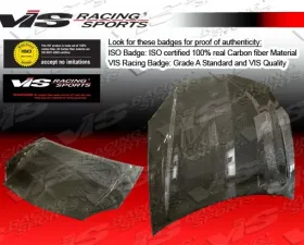 VIS Racing OEM Style Black Carbon Fiber Hood Chrysler Sebring 1995-1999