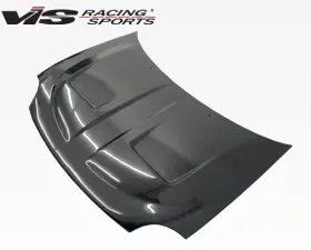 VIS Racing Xtreme GT Style Black Carbon Fiber Hood Dodge Neon 1995-1999