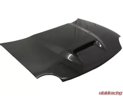VIS Racing SRT Style Black Carbon Fiber Hood Dodge Neon 1995-1999 - 95DGNEO2DSRT-010C