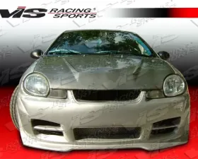VIS Racing Invader Style Black Carbon Fiber Hood Dodge Neon 1995-1999
