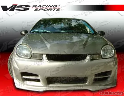 VIS Racing Invader Style Black Carbon Fiber Hood Dodge Neon 1995-1999 - 95DGNEO2DVS-010C