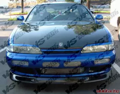 VIS Racing Carbon Fiber OEM Hood Nissan 240SX 1995-1996 - 95NS2402DOE-010C