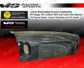 VIS Racing Carbon Fiber OEM Trunk Lid Honda Civic 4dr 1996-1998