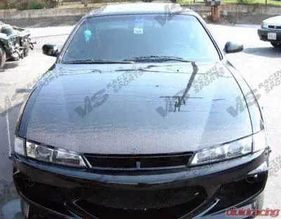 Vis Racing Carbon Fiber OEM Hood for Nissan 240SX S14 1995