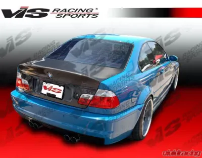 VIS Racing Carbon Fiber CSL-Euro Trunk Lid BMW 318i E46 2dr | 325i E46 2dr | 330Ci E46 2dr 2001-2006 - 99BME462DCSL-020C