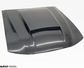 VIS Racing Stalker X Style Black Carbon Fiber Hood Ford Mustang 1999-2004