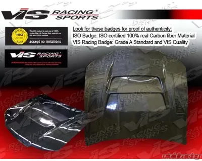 VIS Racing Carbon Fiber V Line Hood Nissan Silva S15 1999-2002 - 99NSS152DVL-010C