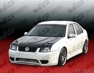 VIS Racing Carbon Fiber Euro R Hood Volkswagen Jetta 1999-2005 - 99VWJET4DEUR-010C