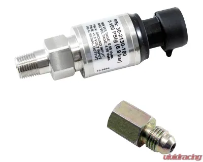 AEM Electronics Connectors 100 PSIg Stainless Sensor Kit Universal - 30-2130-100