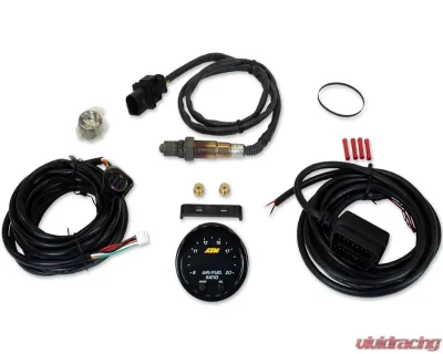 AEM Electronics X-Series Wideband UEGO AFR Controller Gauge w/ OBD CAN Integration Black Bezel - 30-0334