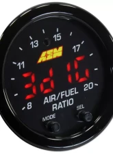 AEM Electronics X-Series Wideband UEGO AFR Controller Gauge w/ OBD CAN Integration Black Bezel                                     - 30-0334 - Image 13