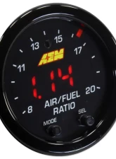 AEM Electronics X-Series Wideband UEGO AFR Controller Gauge w/ OBD CAN Integration Black Bezel                                     - 30-0334 - Image 12