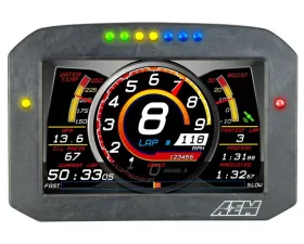 AEM Electronics CD-7F Carbon Flat Panel Digital Dash Display