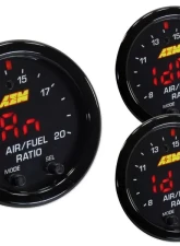 AEM Electronics Black bezel X-Series Wideband UEGO AFR Sensor Controller Gauge                                     - 30-0300 - Image 11