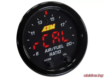 AEM Electronics Black bezel X-Series Wideband UEGO AFR Sensor Controller Gauge - 30-0300
