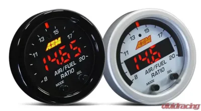 AEM Electronics Black bezel X-Series Wideband UEGO AFR Sensor Controller Gauge - 30-0300