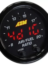 AEM Electronics Black bezel X-Series Wideband UEGO AFR Sensor Controller Gauge                                     - 30-0300 - Image 7