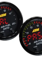 AEM Electronics Black bezel X-Series Wideband UEGO AFR Sensor Controller Gauge                                     - 30-0300 - Image 10