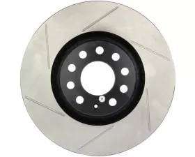 StopTech Sport Slotted Brake Rotor Front Right Audi A4 2002-2008, Gray 126.33096SR