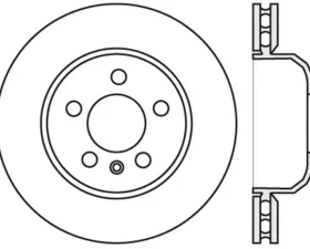 StopTech Sport Slotted Brake Rotor Front and Rear Left BMW Rear Left