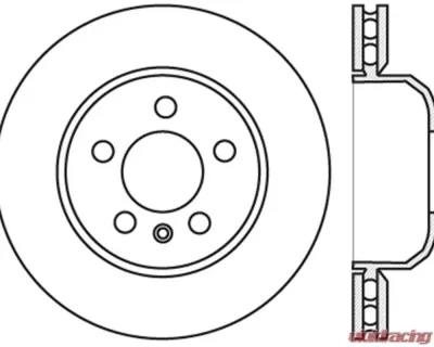 StopTech Sport Slotted Brake Rotor Front and Rear Left BMW Rear Left - 126.34131SL