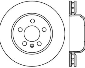 StopTech Sport Slotted Brake Rotor Front and Rear Right BMW Rear Right