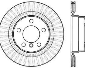 StopTech Sport Slotted Brake Rotor Rear Right BMW Rear Right