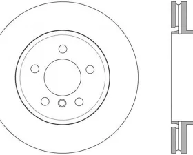 StopTech Sport Slotted Brake Rotor Rear Left BMW 3 Series 2006-2013, 126.34147SL