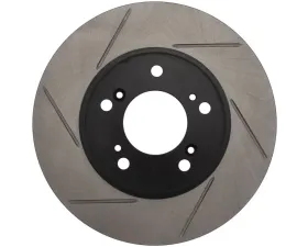 StopTech Sport Slotted Brake Rotor Front Right, Black, for Honda Civic 2006-2011, 126.40026SR
