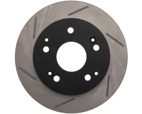 StopTech Sport Slotted Brake Rotor Rear Right for Ford Mustang 2005-2014, Silver, 126.40042SR