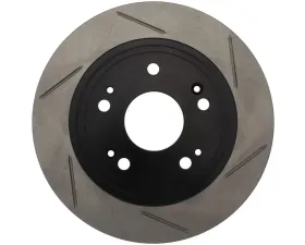 StopTech Sport Slotted Brake Rotor Rear Left for Ford Mustang 2005-2014, Black, 126.40068SL