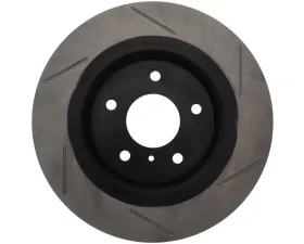StopTech Sport Slotted Brake Rotor Front Right for Ford Mustang 2005-2014, Gray, 126.42080SR