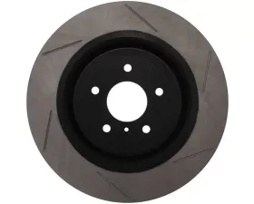 StopTech Sport Slotted Brake Rotor Front Left for Honda Civic 2006-2011, Gray, 126.42100SL