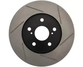 StopTech Sport Slotted Brake Rotor Front Left, Red,  126.44125SL