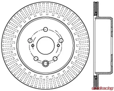 StopTech Sport Slotted Brake Rotor Rear Right Lexus RX 350 2007-2020 126.44189SR - 126.44189SR