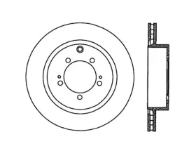 StopTech Sport Slotted Brake Rotor Rear Right Mitsubishi Rear Right 2.0L 4-Cyl