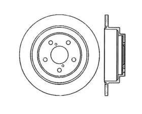 StopTech Sport Slotted Brake Rotor Rear Left