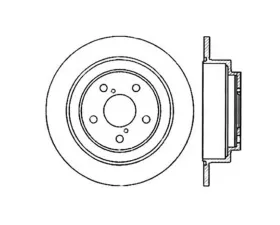 StopTech Sport Slotted Brake Rotor Rear Right