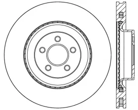 StopTech Sport Slotted Brake Rotor Front Right Ford Mustang Front Right 5.0L V8 2015-2021