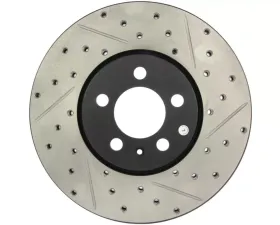 StopTech Sport Drilled/Slotted Brake Rotor Front Left VW Golf 2006-2014, 127.33059L