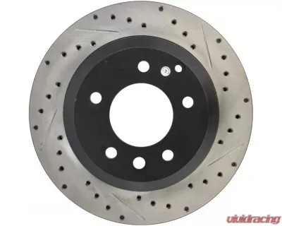 StopTech Sport Drilled/Slotted Brake Rotor Front & Rear Left, 127.33078L - Fitment . - 127.33078L