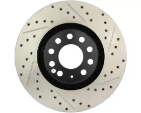 StopTech Sport Drilled/Slotted Brake Rotor Front Left Audi A4 2002-2008, 127.33096L