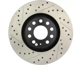 StopTech Sport Drilled/Slotted Brake Rotor Front Right Audi A4 2002-2008, 127.33096R