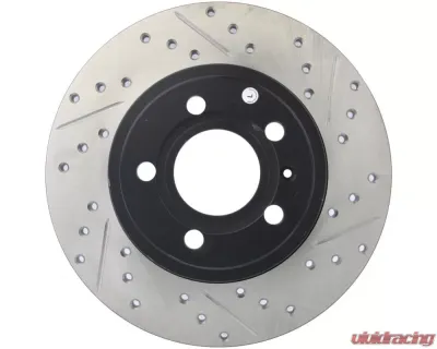 StopTech Sport Drilled/Slotted Rear Left Brake Rotor for Audi 127.33097L - 127.33097L
