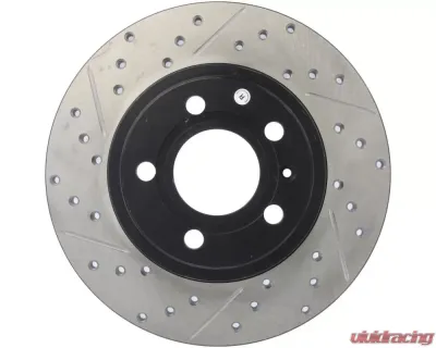 StopTech Sport Drilled/Slotted Brake Rotor Rear Right Audi A4 2002-2008 127.33097R - 127.33097R