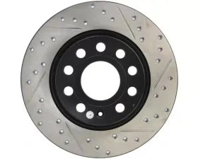 StopTech Sport Drilled/Slotted Brake Rotor Rear Left, Red, 127.33099L