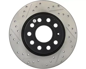 StopTech Sport Drilled/Slotted Brake Rotor Rear Right, Red, 127.33099R.