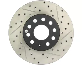 StopTech Sport Drilled/Slotted Brake Rotor Front & Rear Left - 127.33110L