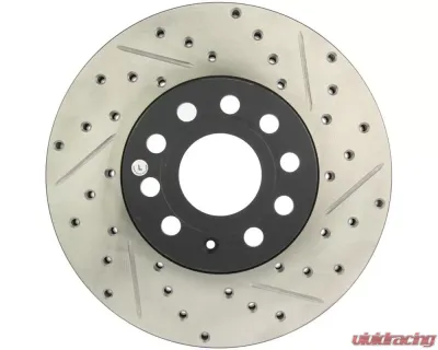 StopTech Sport Drilled/Slotted Brake Rotor Front & Rear Left - 127.33110L - 127.33110L