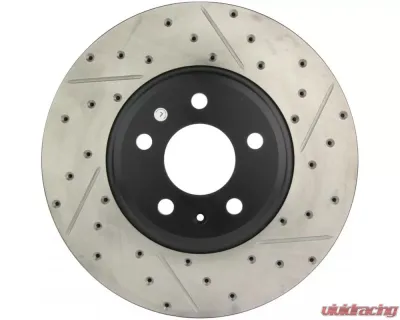 StopTech Sport Drilled/Slotted Brake Rotor Front Left Audi A4 2002-2008, 127.33123L - 127.33123L